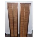 Pair of Japanese Sugi Yoshido Shutters / Dividers