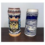Vintage Original Austria & Germany Beer Steins