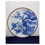 C. 1900 Japanese Arita Igezara Porcelain Charger