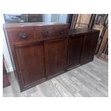 C. 1920 Japanese Mizuya Tansu w/ Sliding Doors