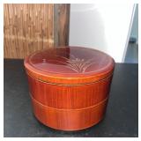 Vintage Japanese Shunkei-nuri Lacquer Bento Box