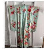 Vintage Japanese Embroidered Silk Woman