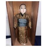 Vintage Ichimatsu Clay Doll w/ Case