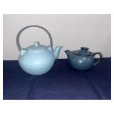 Vintage Pair of Porcelain Tea Pots