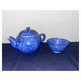 Vintage Japanese Porcelain Tea Pot & Cup