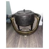 C. 1900 Japanese Doan Style Furo w/ Ocho Kama