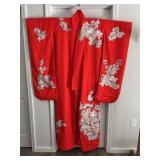 Vintage Japanese Embroidered Silk Woman