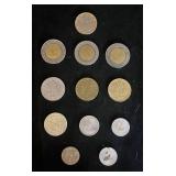 C 1950-80 Italy Assorted Coins (12)