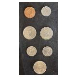 C. 1970's Gibraltor, Bermuda & Cayman Coins