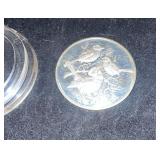 C 1971 Franklin Mint European Robin #18 SS Round