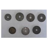 Collection of France Coins 1918-35 (7)
