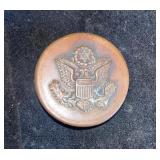 C. 1910 US Army Bronze Belt Buckle w/ Great Seal
