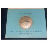 C.1954 USS Nautilus Commemorative Bronze Medal