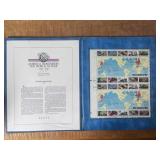 1995 Fleetwood America Remembers WWII Sheet