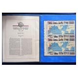 1995 Fleetwood America Remembers WWII Sheet