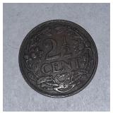 C 1919 Netherlands 2 1/2 Cents