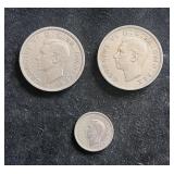 C 1947 & 1949 United KIngdom Half Crown Coins