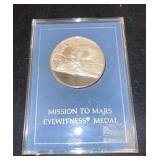 C 1976 Mission To Mars Eyewitness Medal