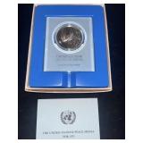 C 1973 United Nations Peace Medal Sterling Proof