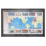 C 1993 US Stamp Half Sheet Word War II 1943