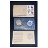 C 1975 Bicentennial First Day Issue Coin & Cover