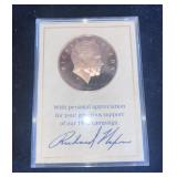 C 1972 Richard Nixon Bronze Campaign Medal