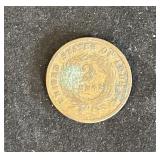 C 1865 US Two Cents Coin