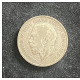 C 1923 United Kingdom 1/2 Crown Coin
