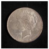 C 1922 Peace Silver Dollar NO MINT MARK