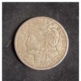 C 1921 Morgan Silver Dollar 'Denver Mint mark'