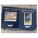 Pair of Liberty Wooden Puzzles - NEW