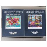 Pair of Liberty Wooden Puzzles - NEW