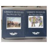 Pair of Liberty Wooden Puzzles - NEW