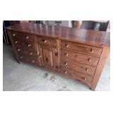 20th C. Ethan Allen Country Craftsman Pine Dresser