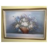 20th C. Cann Signed Studio Oil on Canvas
