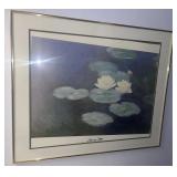 Claude Monet "Water Lilies, Evening Effect" Poster