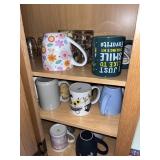Collection of Juices Glasses & Novelty Mugs