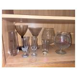 Collection of Assorted Glass Barware