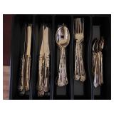 Davco Silver Co. Gold Toned Flatware Set - 32