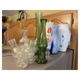 Collection of Assorted Flower Vases