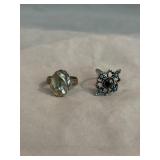 Pair of Vintage Avon Costume Rings