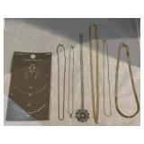 Collection of Gold & Silvertone Necklaces