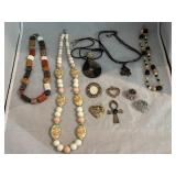 Collection of Vintage Costume Necklaces & Pendants