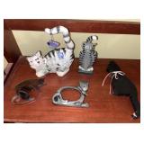 Collection of Assorted Cat Decorations