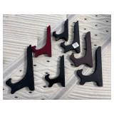 Collection of Wooden Plate Holders