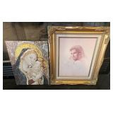 Prayerful Christ Framed Print