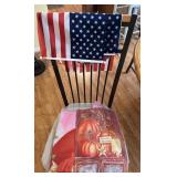 Four Decorative Yard Flags