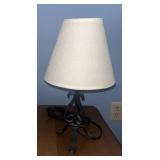 Vintage Wrought Iron Table Lamp