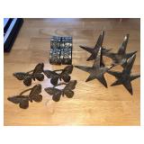 Collection of Brass Napkins Ring Sets - 3