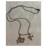 Sterling Silver Necklace w/ Charms